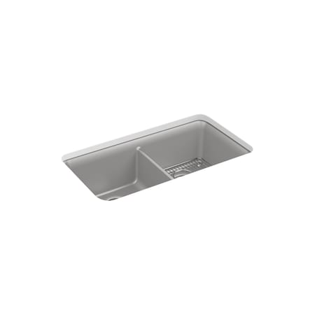 Kohler Cairn Undermount Dbl Equal Sink W/Rack 8199-CM4